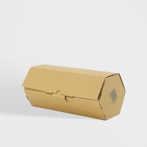 kraft hexagon boxes