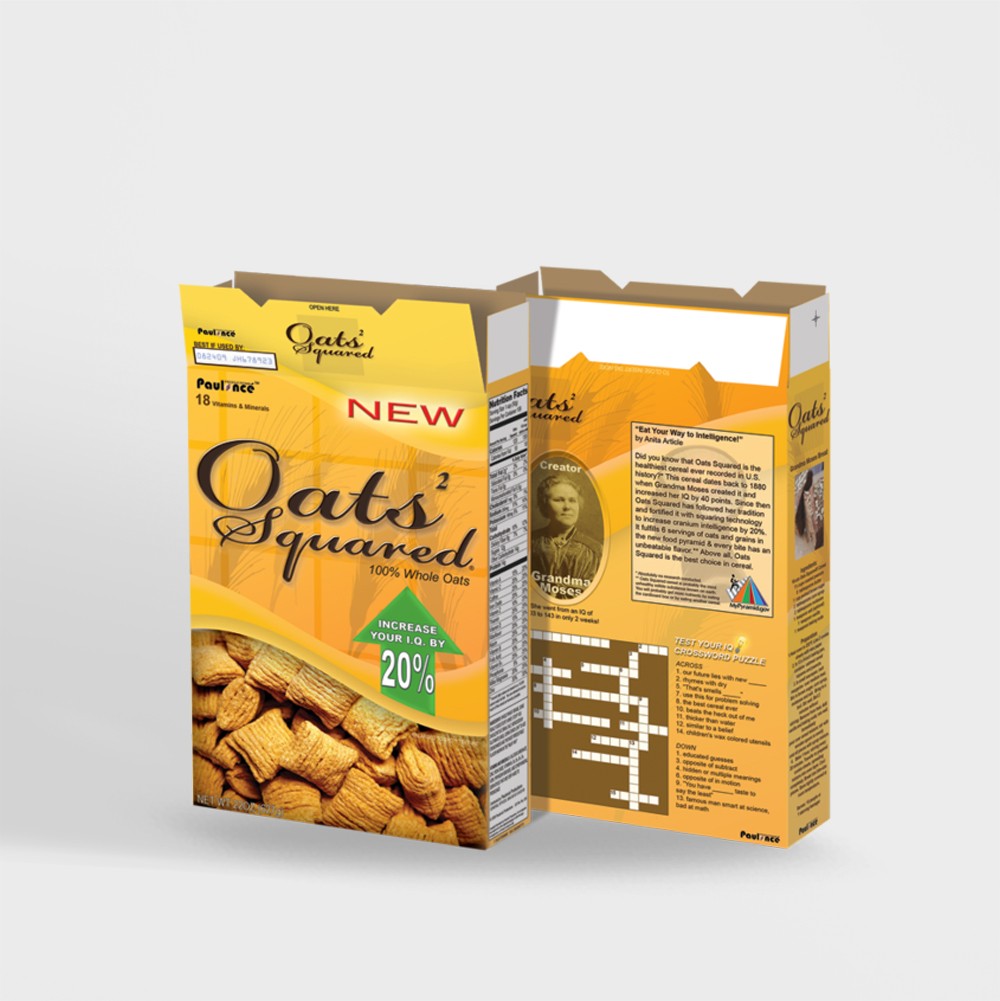 custom cereal boxes